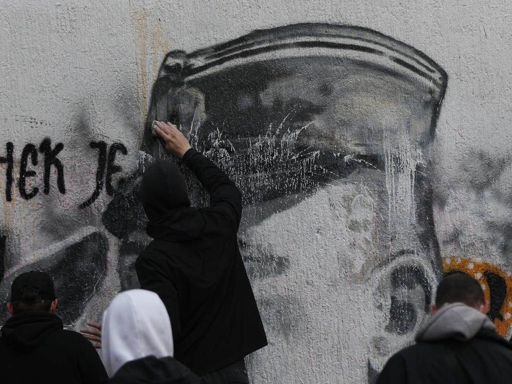 Đorđo Žujović o čišćenju murala