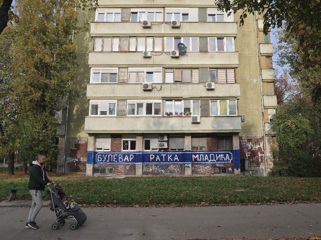 Uništen još jedan mural Ratku Mladiću