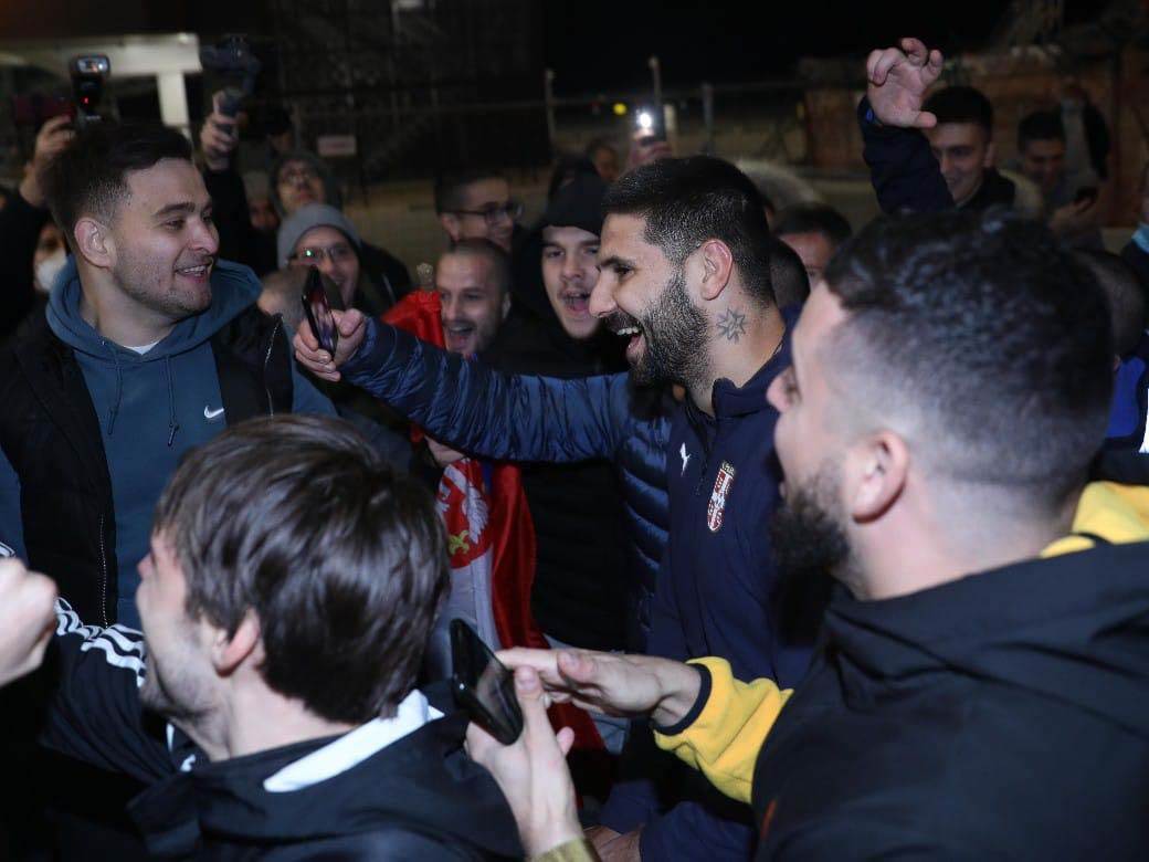 Aleksandar Mitrović, Doček Reprezenzacije