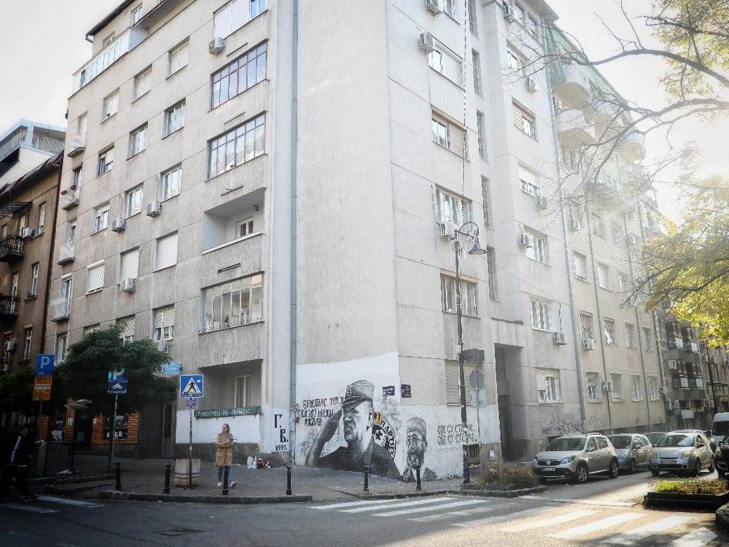 Naslikan mural Draži Mihailoviću