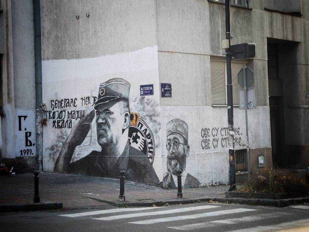 Naslikan mural Draži Mihailoviću