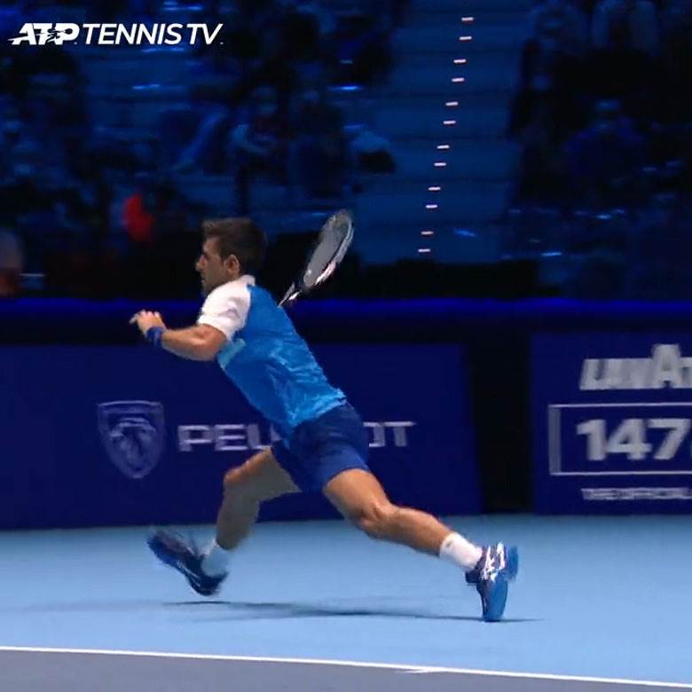 Novak Đoković najbolji potez na Završnom mastersu