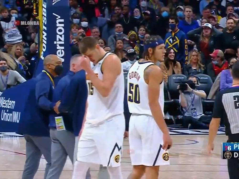 Nikola Jokić i trener Majkl Meloun