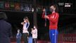 Tijana Bogdanović na dodeli medalja