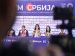 Milica Mandić, Damir Mikec, Tijana Bogdanović, konferencija za novinare (3)