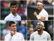 Novak Đoković Rafael Nadal Nik Kirjos i Karlos Alkaraz Vimbldon 1