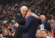Željko Obradović i Janis Sferopulos u razgovoru tokom derbija