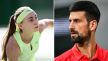 Aleksandra Krunić i Novak Đoković