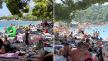 Gužva na plaži Makarska Hrvatska