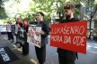 Beograd protest ambasada Belorusije žene u crnom