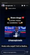 nada topcagic sanremo zlatan ibrahimovic dragana mirkovic