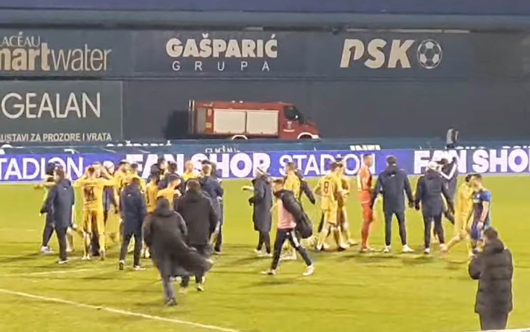 Tuča na meču Dinamo Hajduk