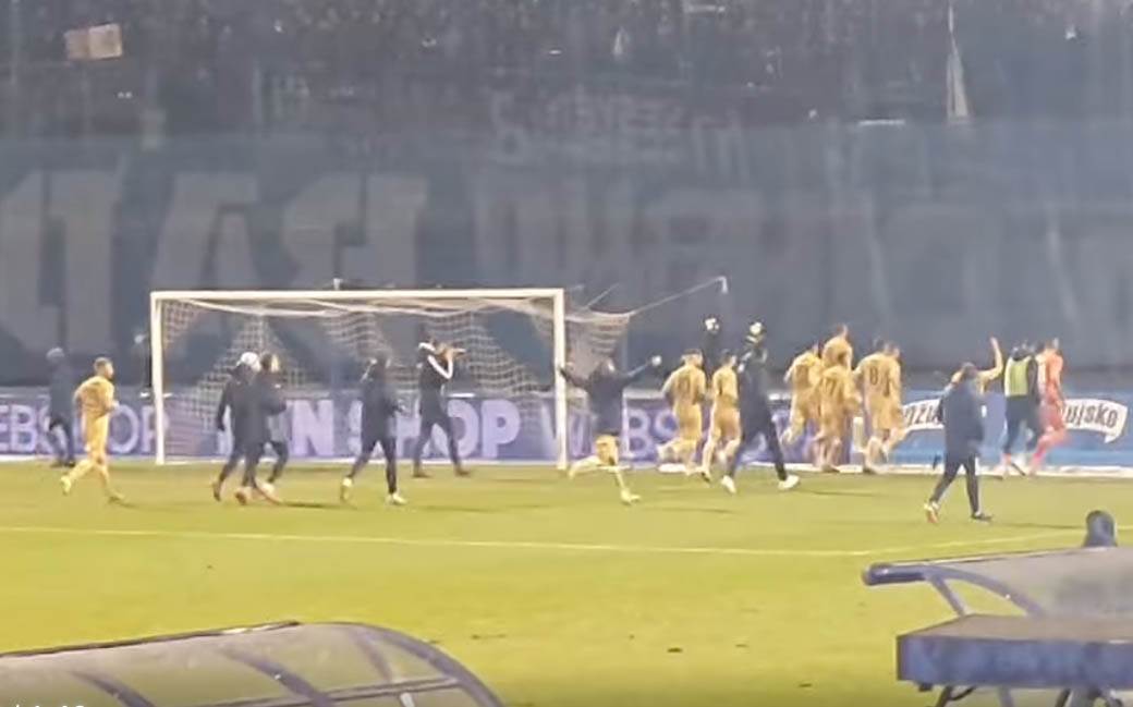 Tuča na meču Dinamo Hajduk