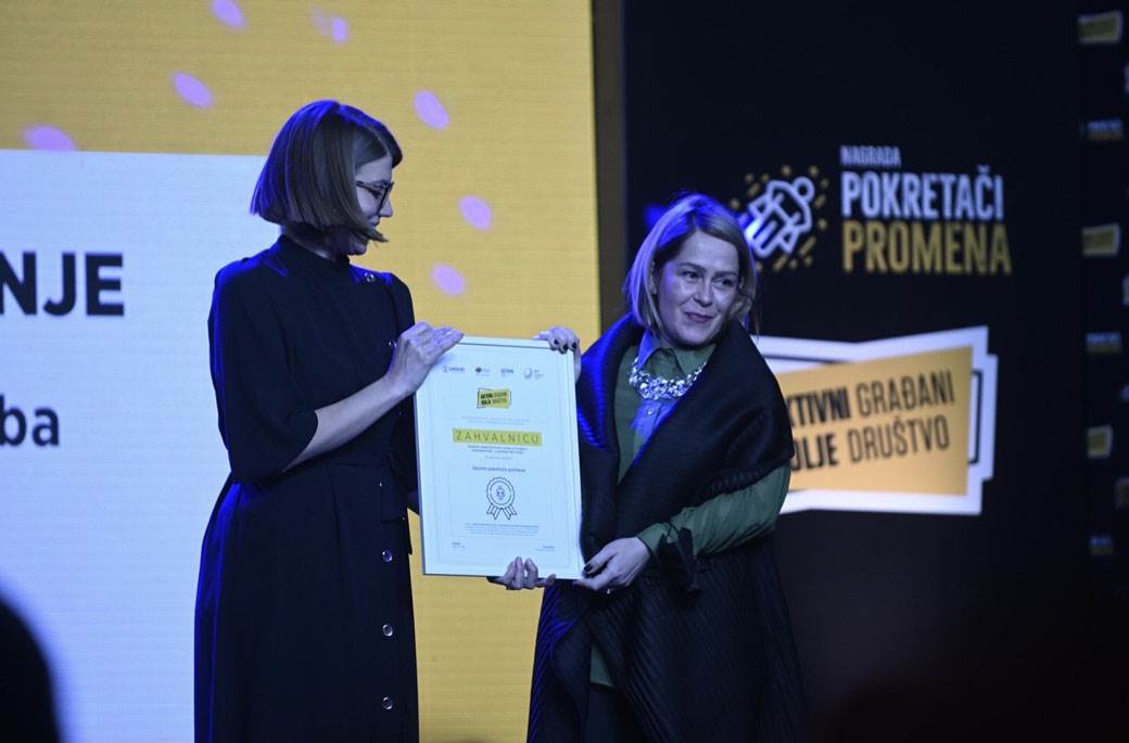 dodeljene nagrade za pokretače promena za 2021. godinu