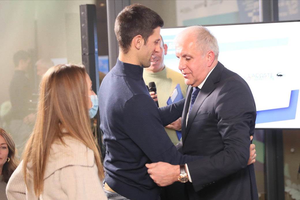 Obradović pred Đokovićem o navijačima Partizana