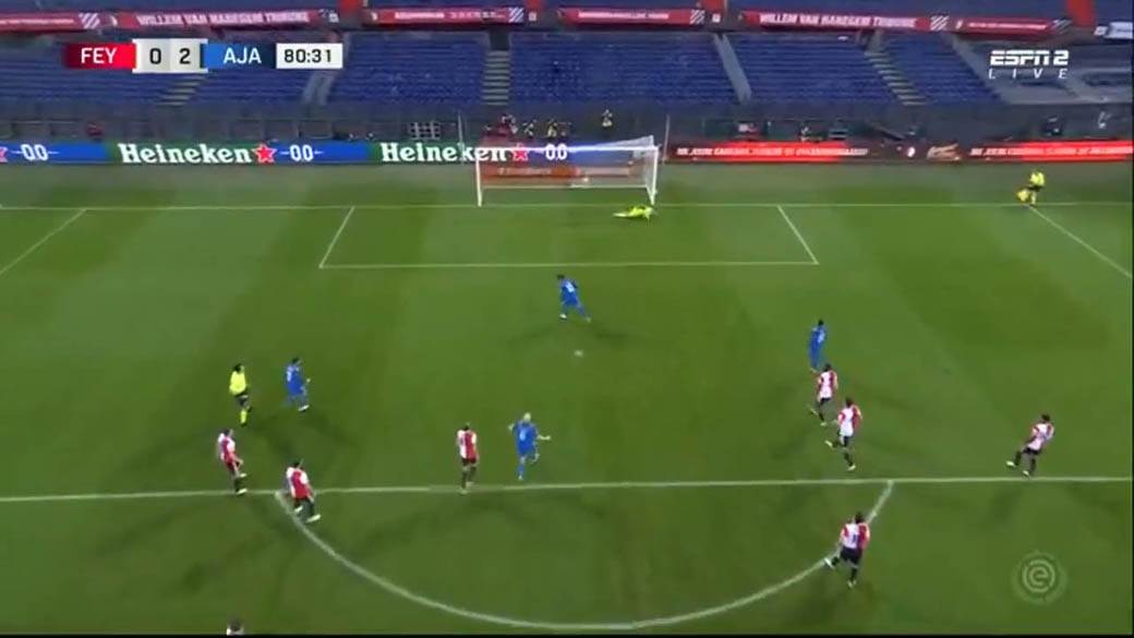 Dušan Tadić gol za Ajaks protiv Fejenorda