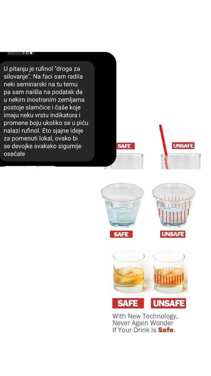 Devojkama stavljaju drogu za silovanje u piće