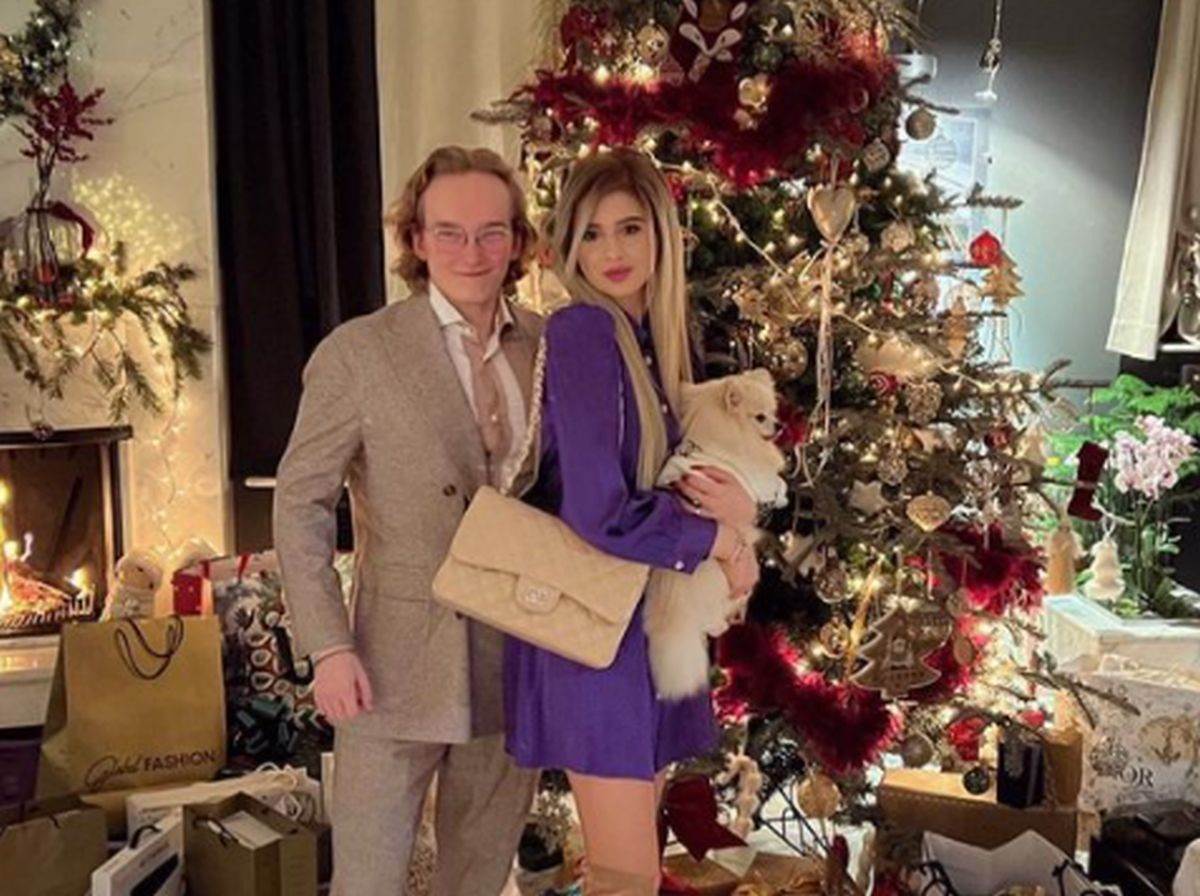 Kristina Mitrović i Ilija na zimovanju u Francuskoj