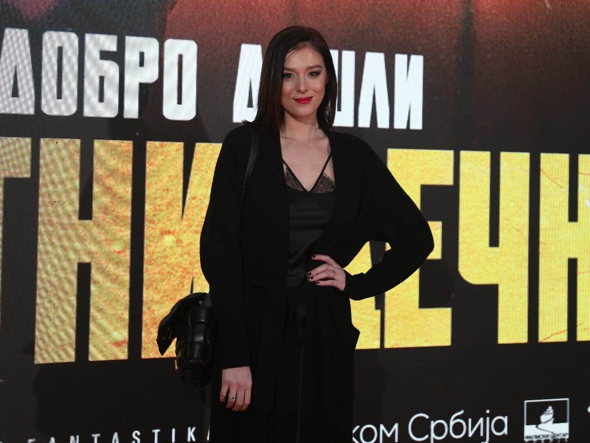 Milena Radulović na premijeri filma Zlatni dečko