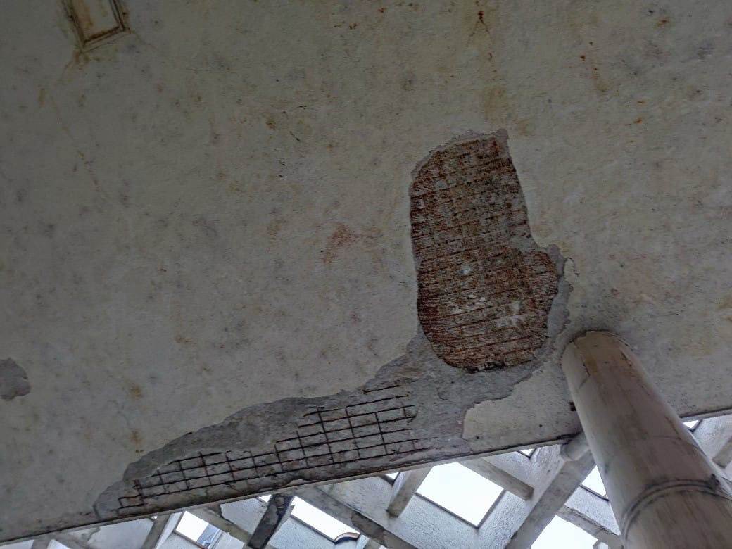 Pada fasada u Bezistanu