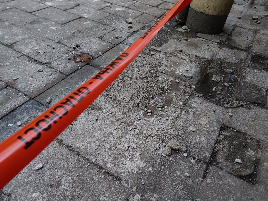 Pada fasada u Bezistanu