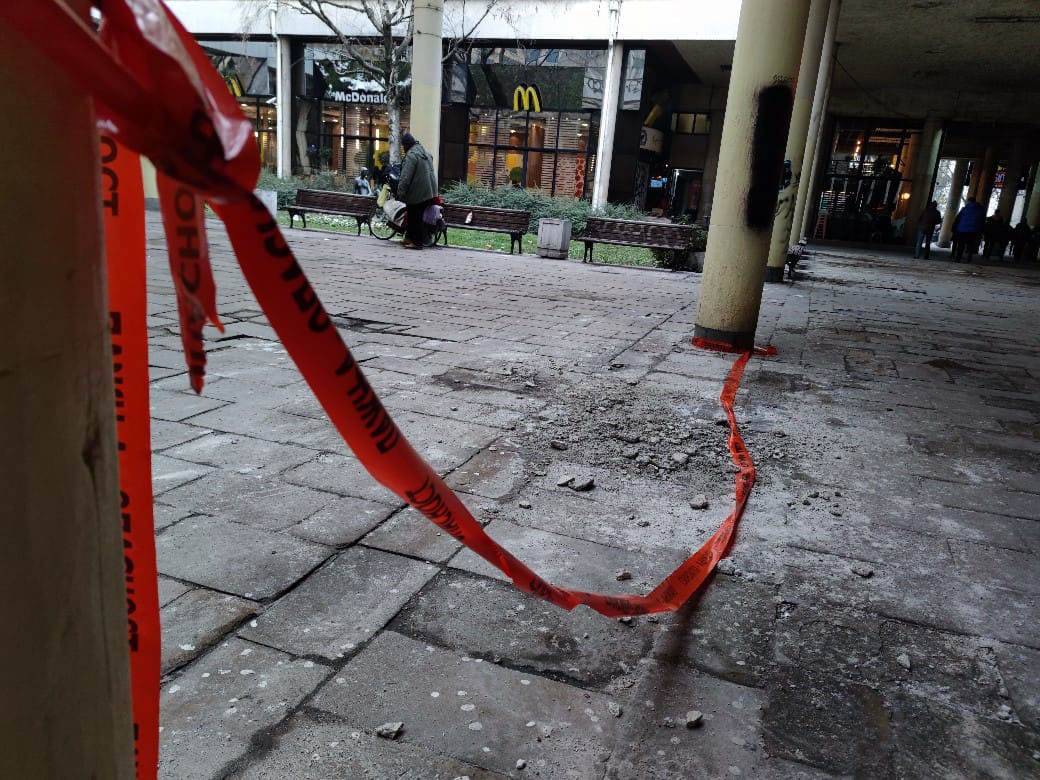 Pada fasada u Bezistanu