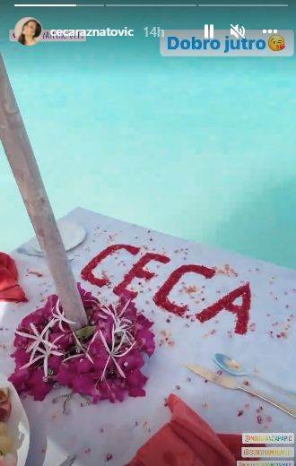 Ceca Ražnatović gola u kadi na Maldivima