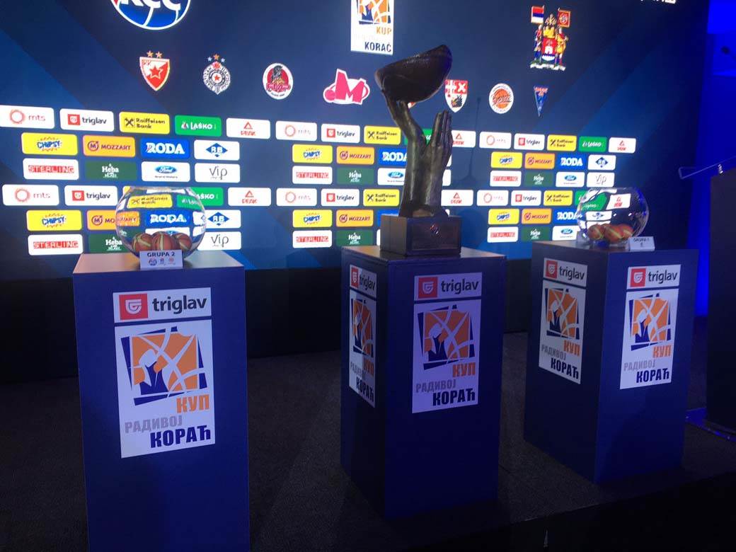Žreb za kup Radivoja Koraća