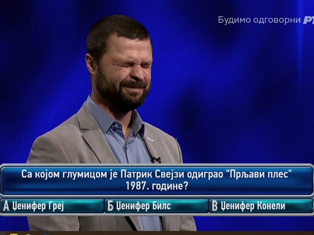 Takmičar Potere zbunio sve u studiju