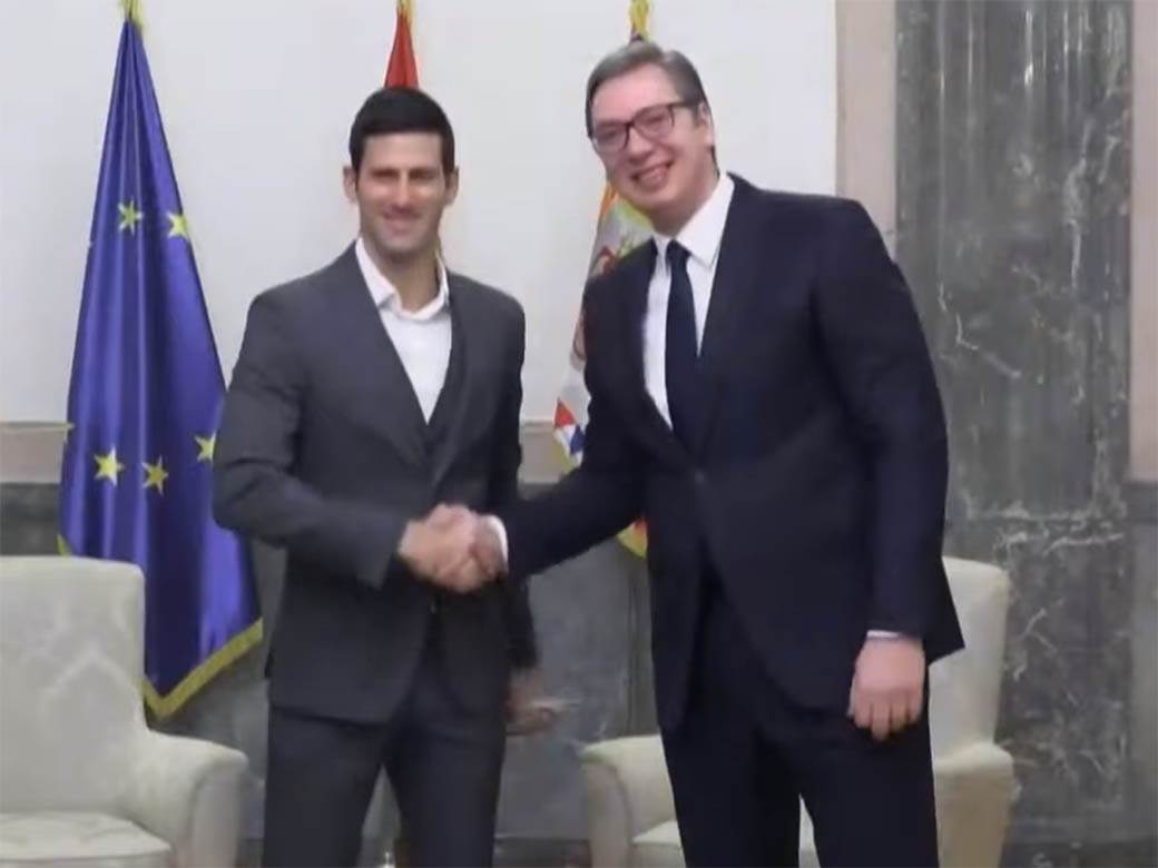 Novak Đoković kod Aleksandra Vučića