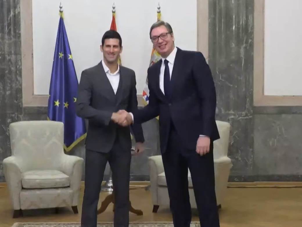 Novak Đoković kod Aleksandra Vučića