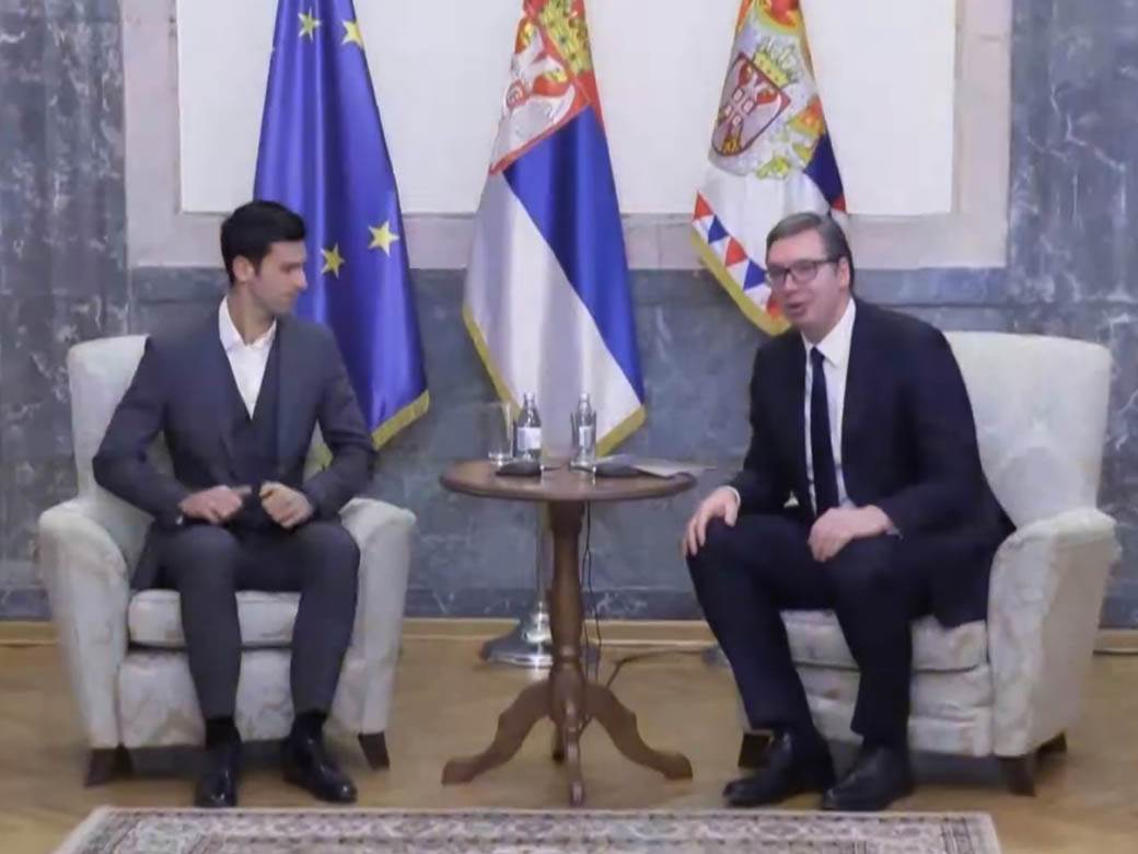 Novak Đoković kod Aleksandra Vučića