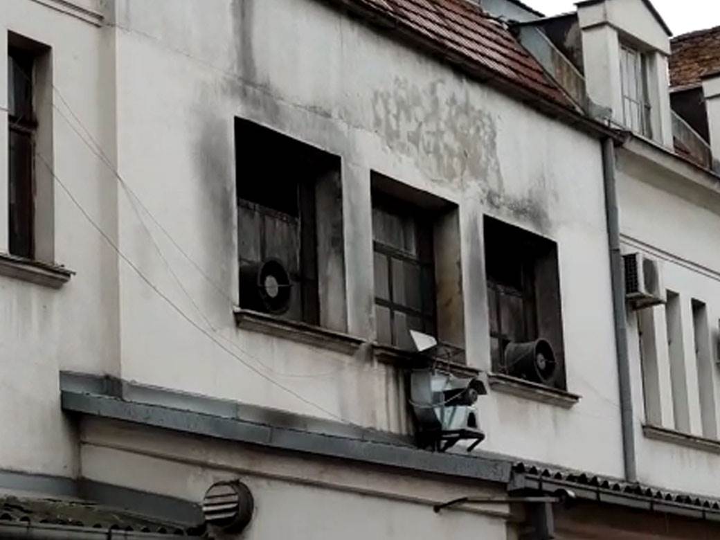 Snimci požara kod Infektivne klinike u Beogradu