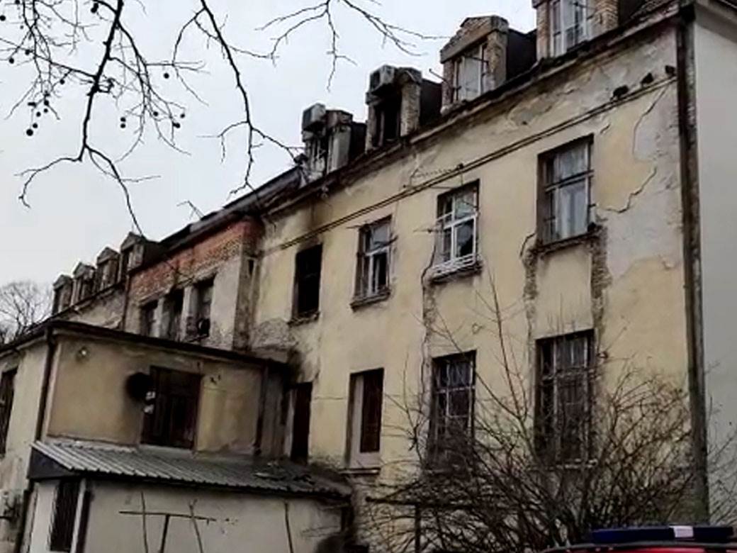 Snimci požara kod Infektivne klinike u Beogradu