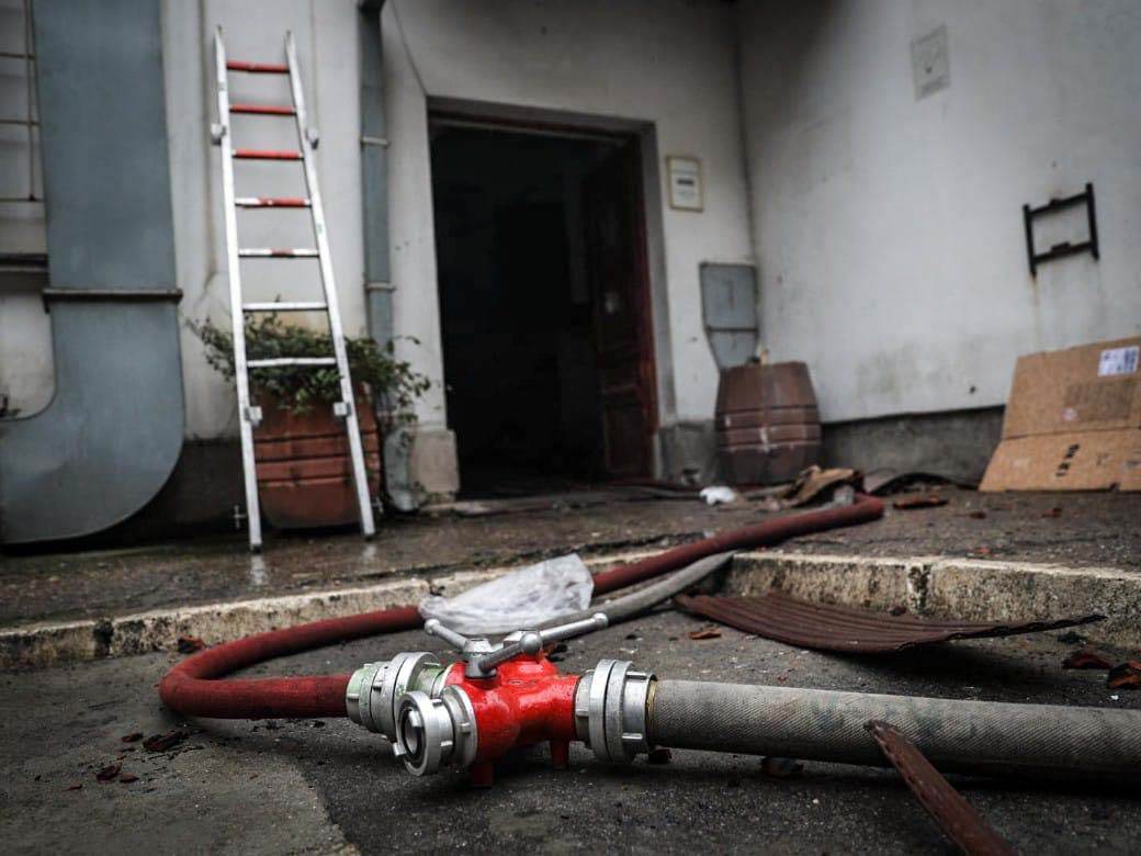 Snimci požara kod Infektivne klinike u Beogradu