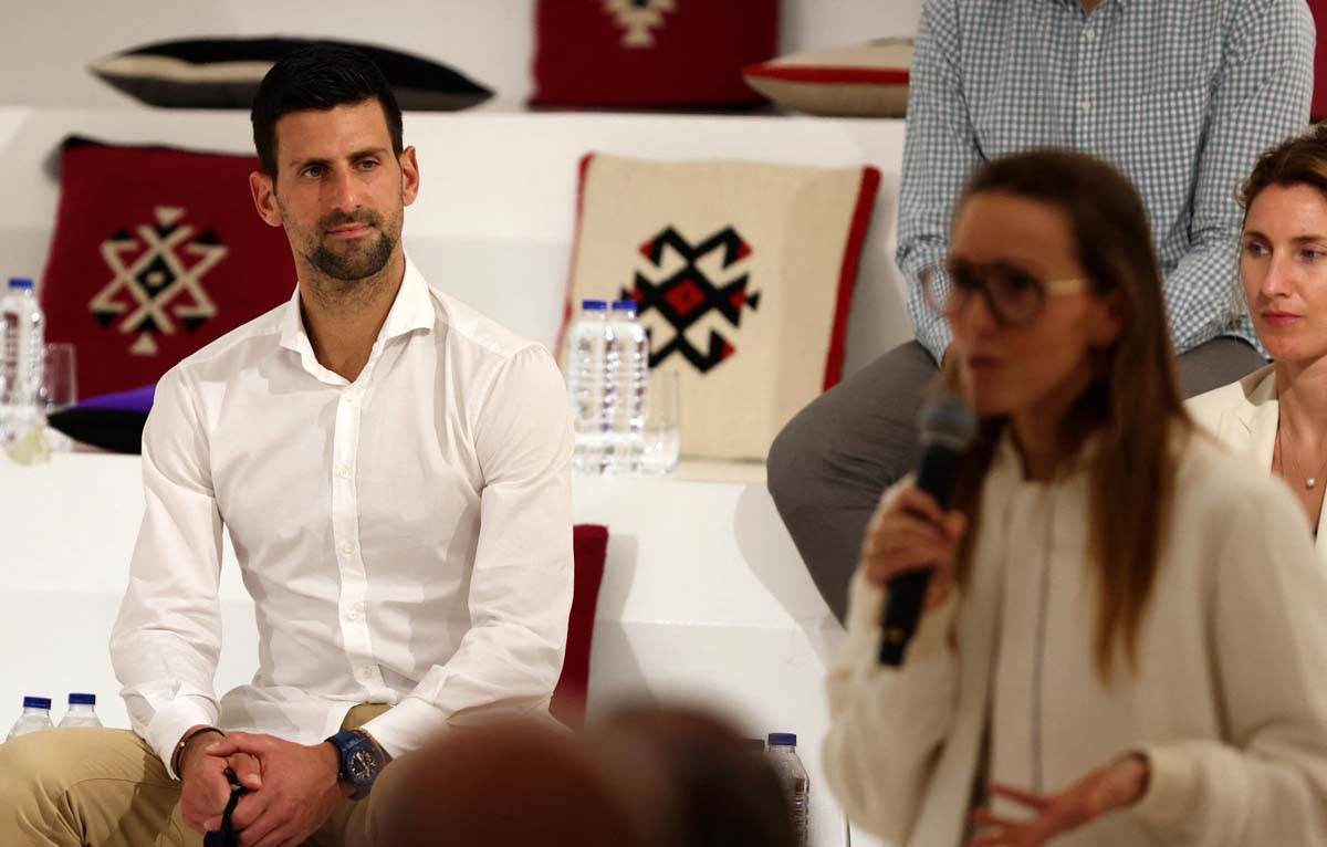 Novak Đoković na svetskom sajmu u Dubaiju