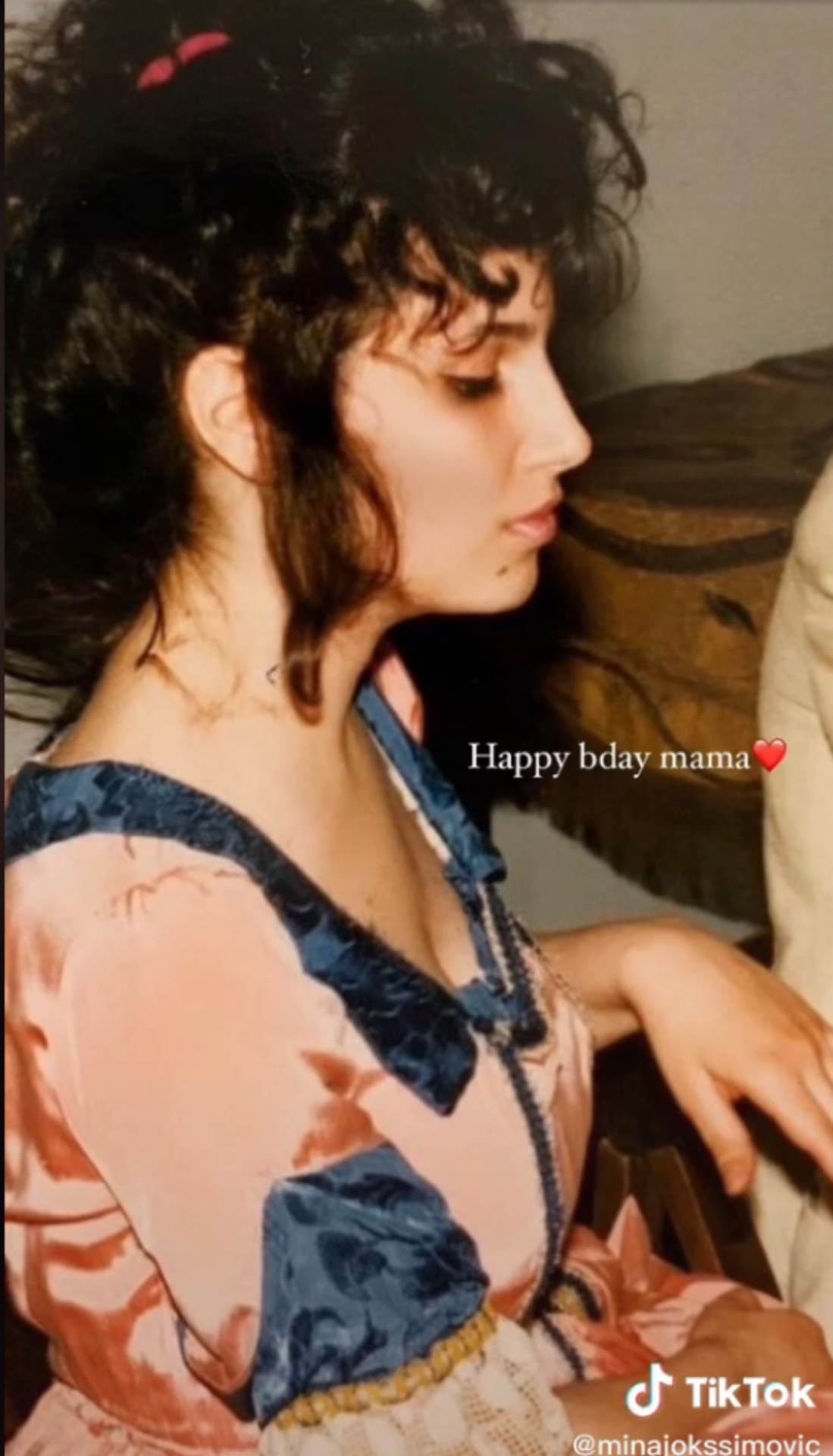 Mina Joksimović, majka