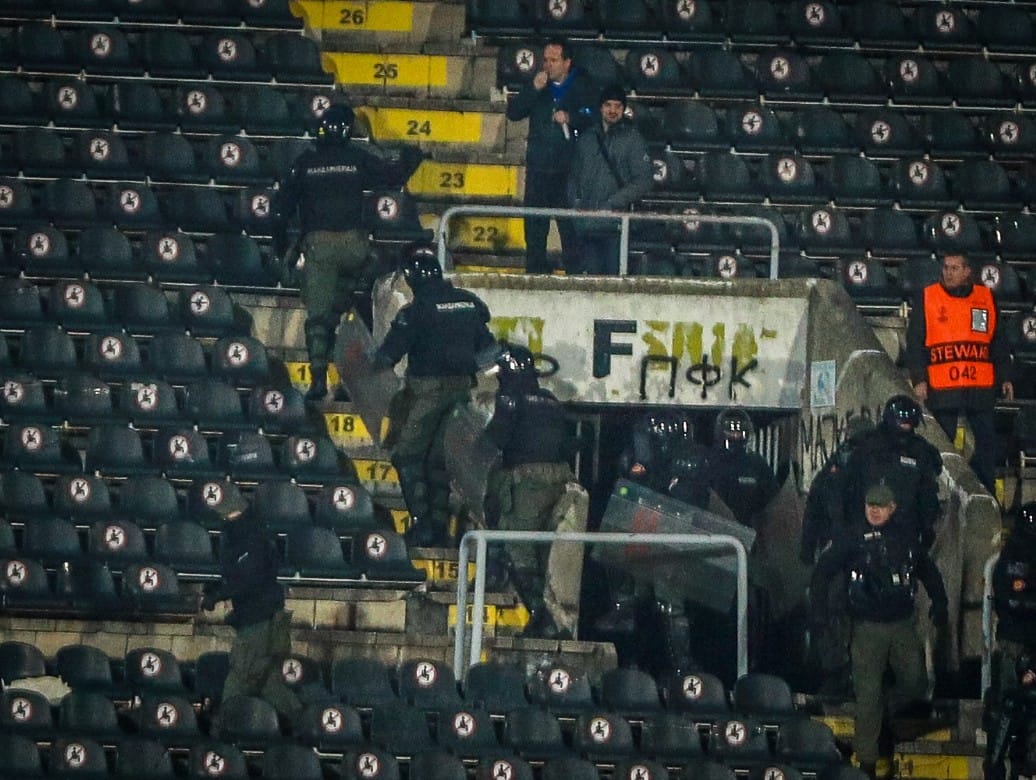 Partizan, Fejnord, Navijači, Neredi (4).jpeg