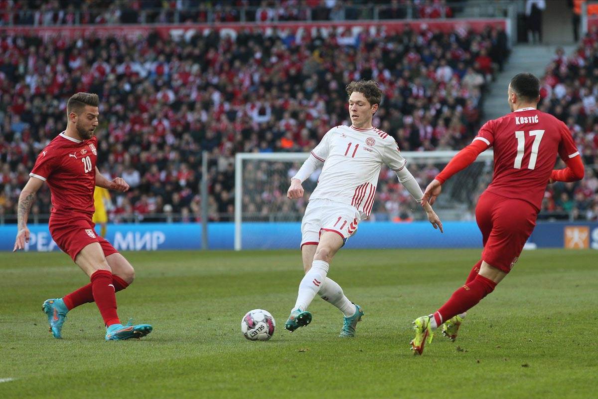 Danska Srbija uživo prenos Kristijan Eriksen gol poruka
