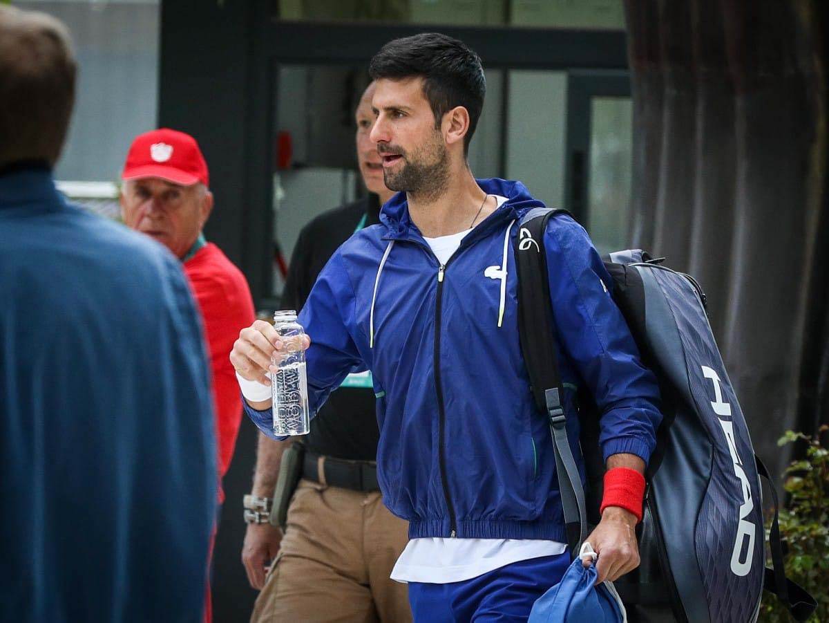 Novak Đoković trening u Beogradu sa Dominik Timom