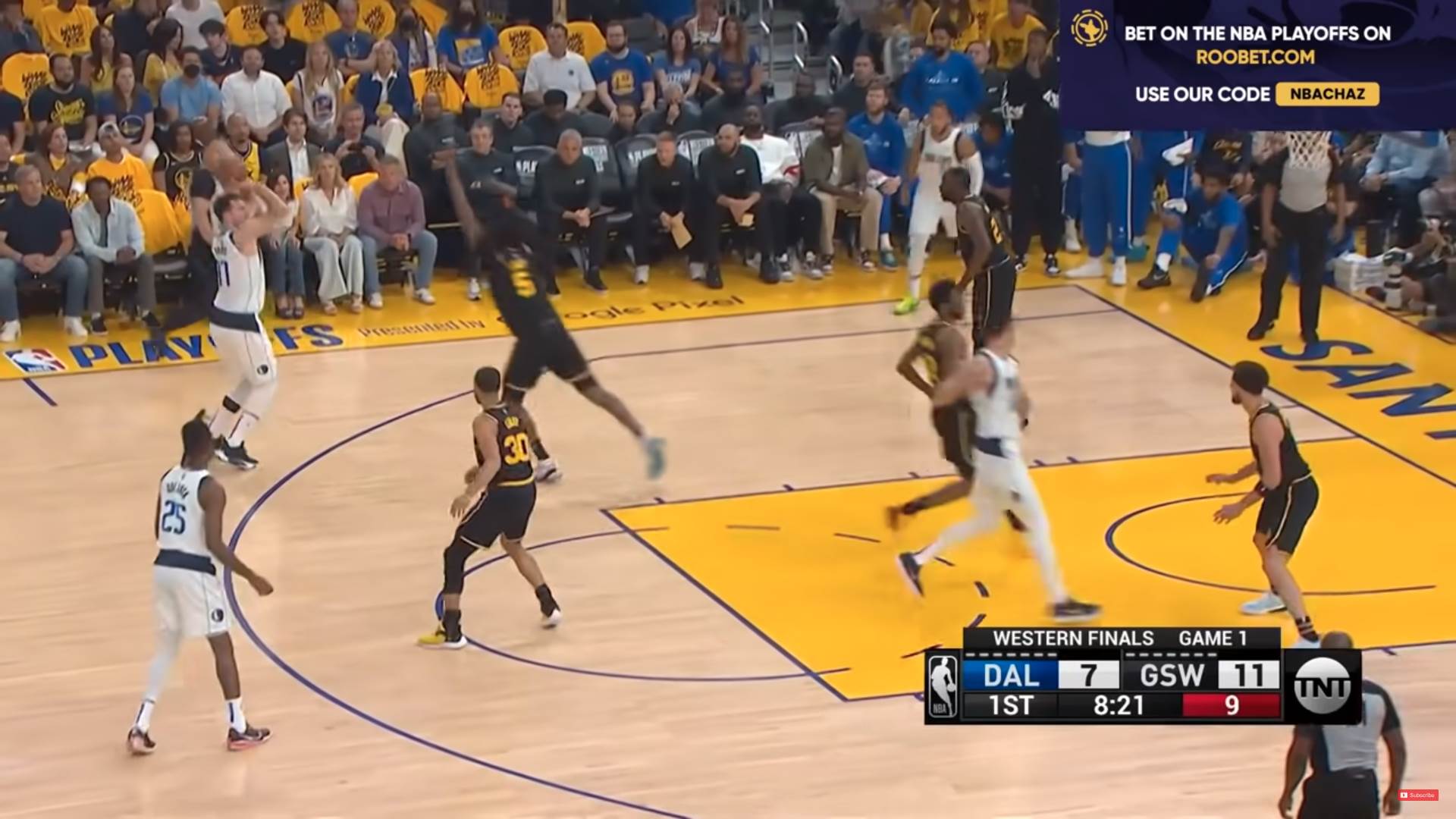 Luka Dončić ogrebotina na licu protiv Golden Stejta