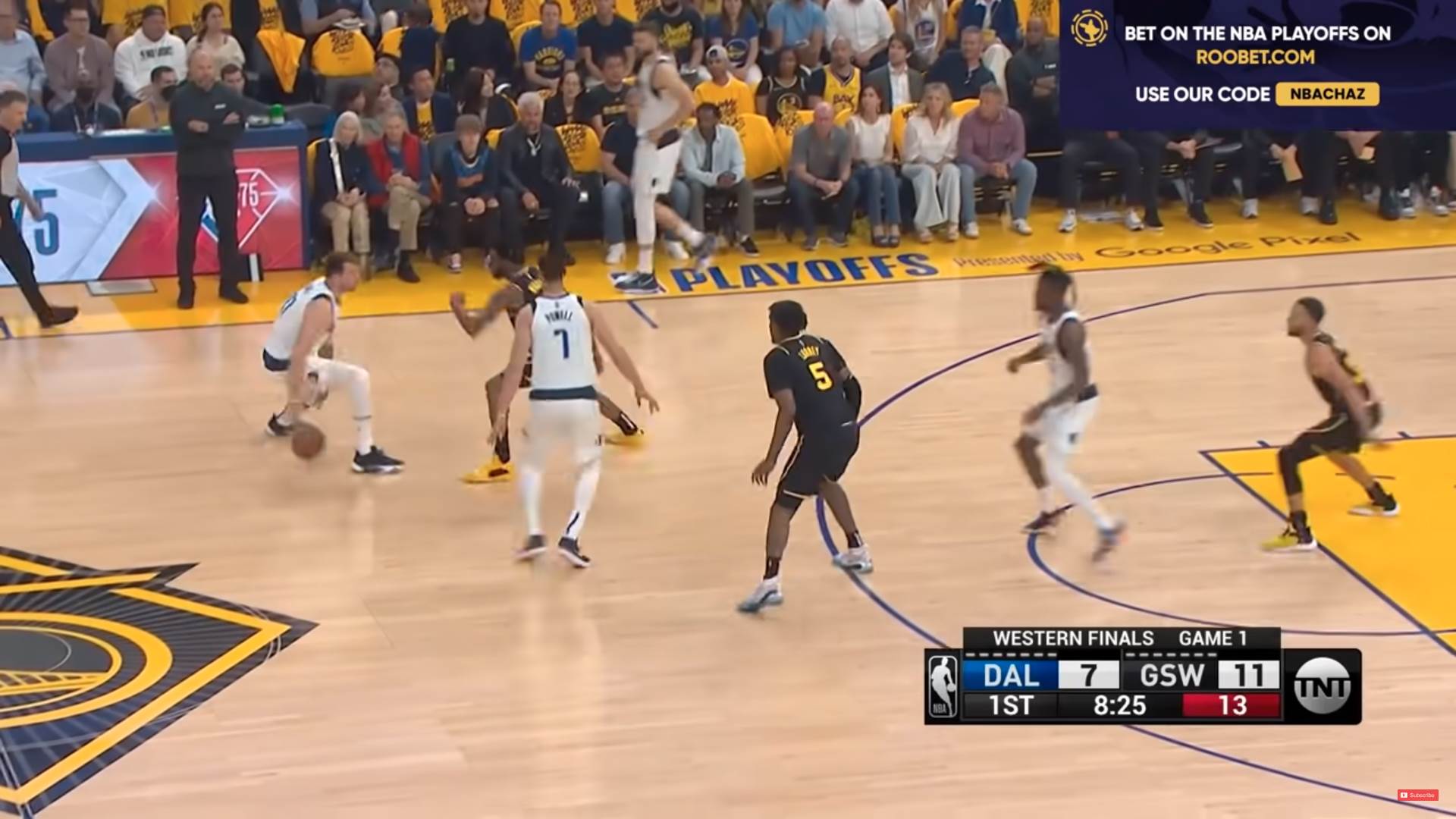 Luka Dončić ogrebotina na licu protiv Golden Stejta