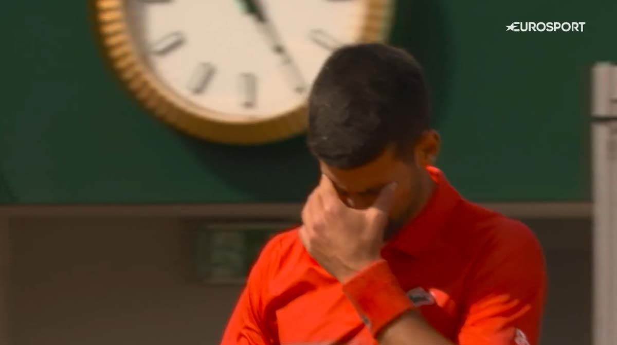 Novak Đoković i voditeljka Marion Bartoli pred Jelenom Đoković