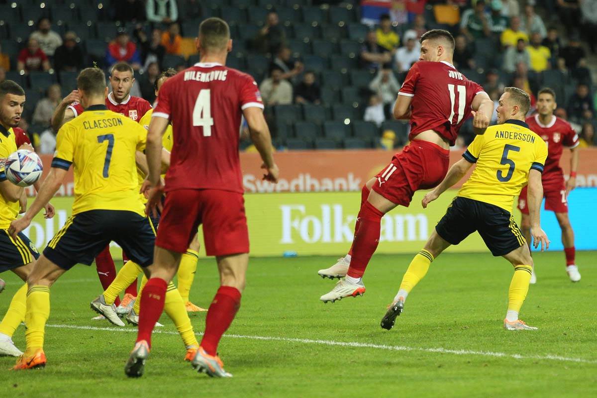 Dušan Tadić izjava posle Srbija Švedska