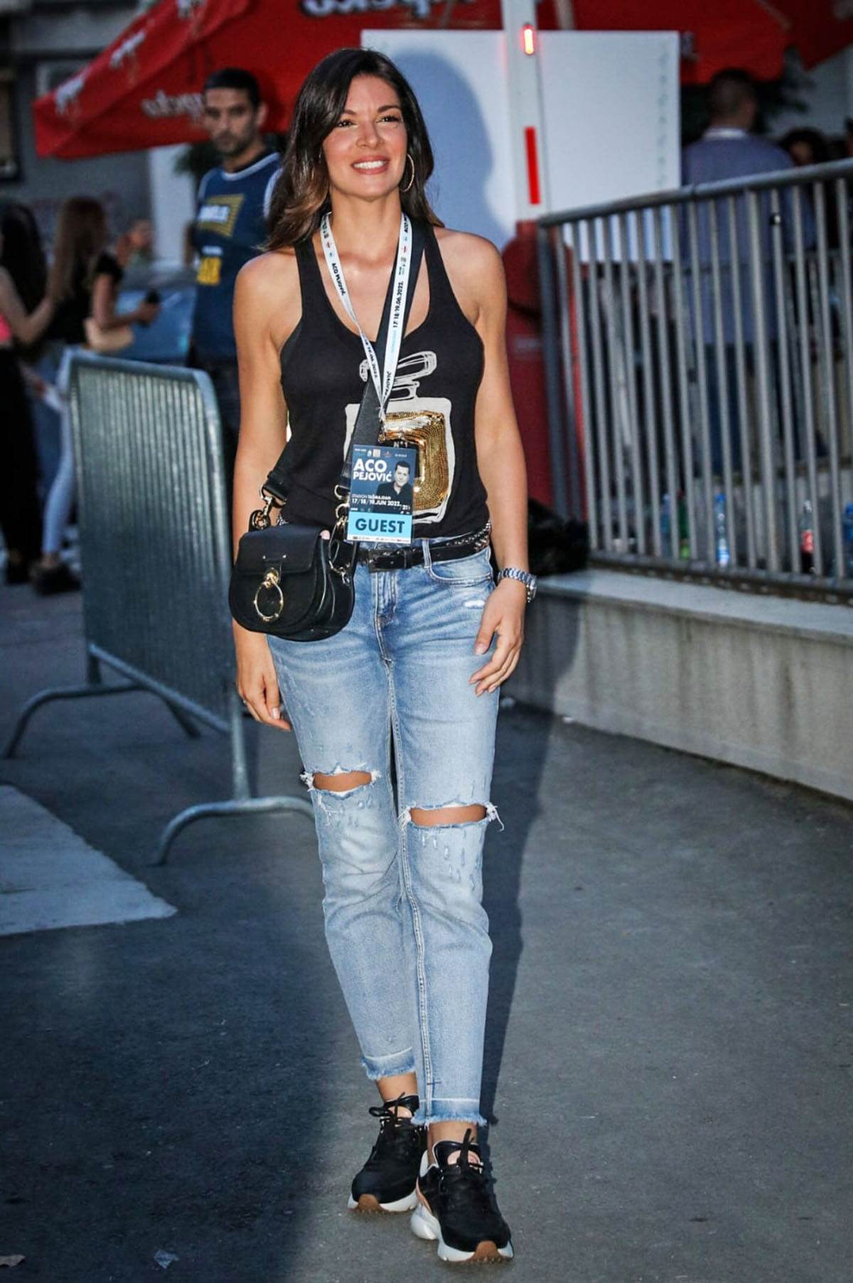 Bojana Rajić na koncertu Ace Pejovića