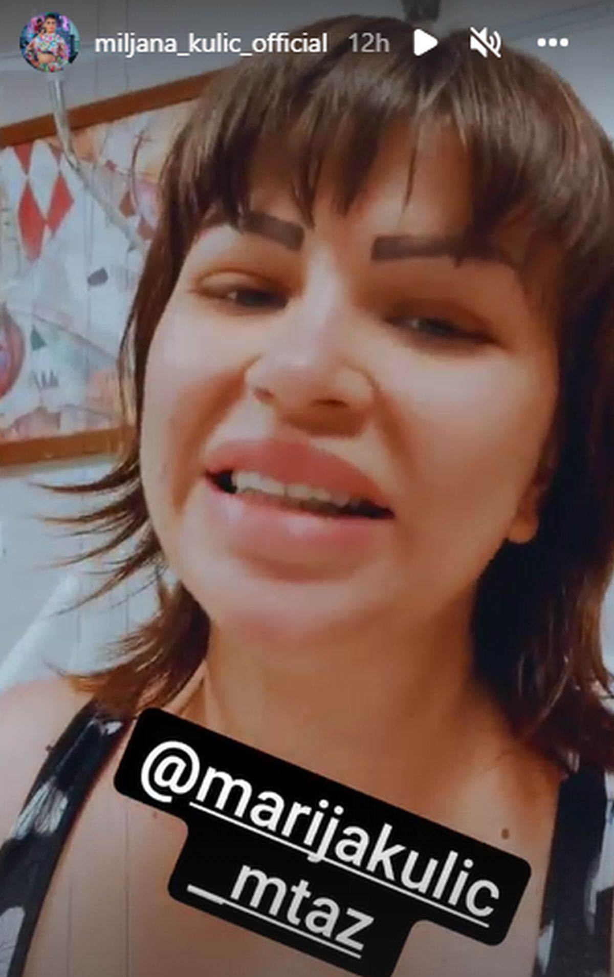 Miljana Kulić predosetila komplikacije