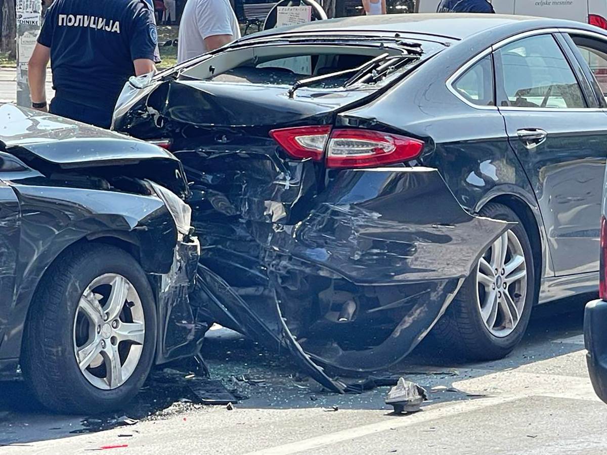 Lančani sudar u centru Beograda