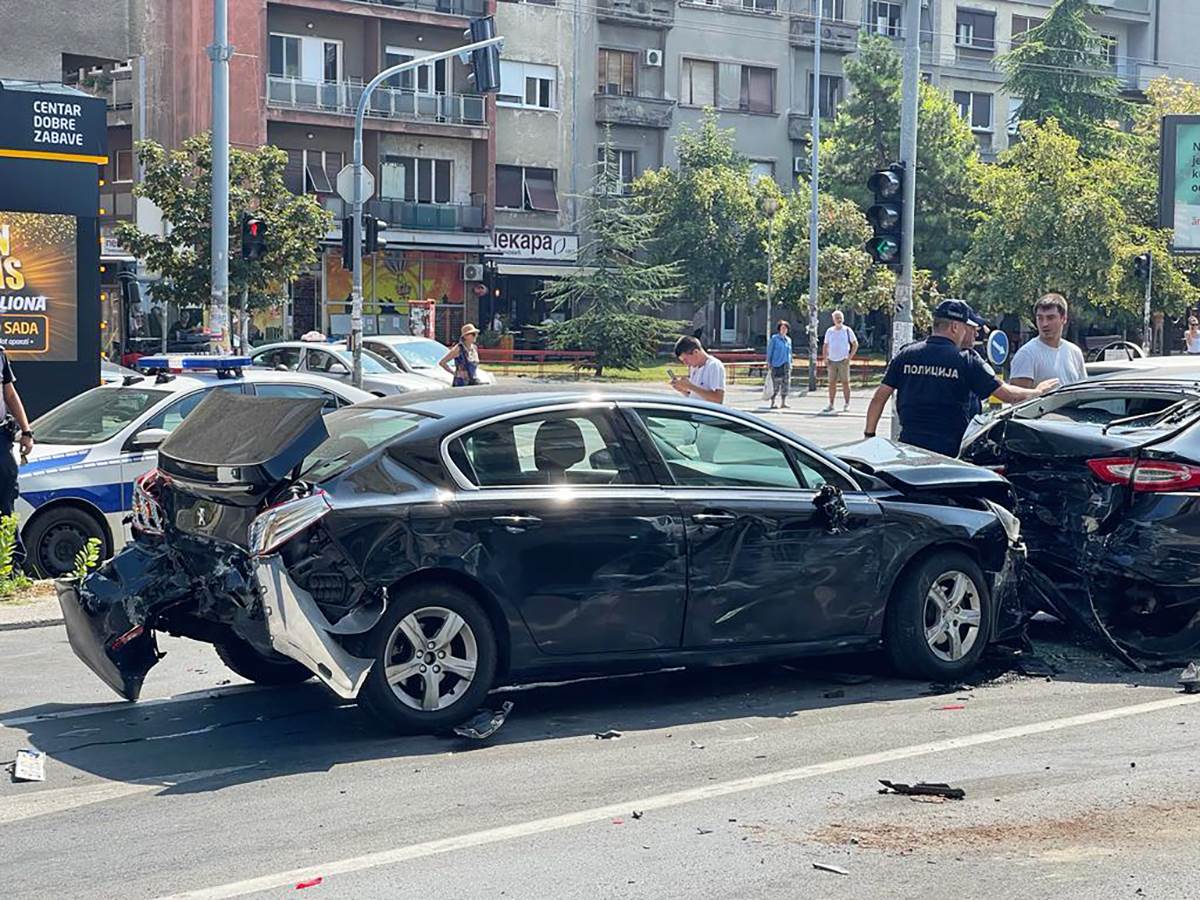 Lančani sudar u centru Beograda