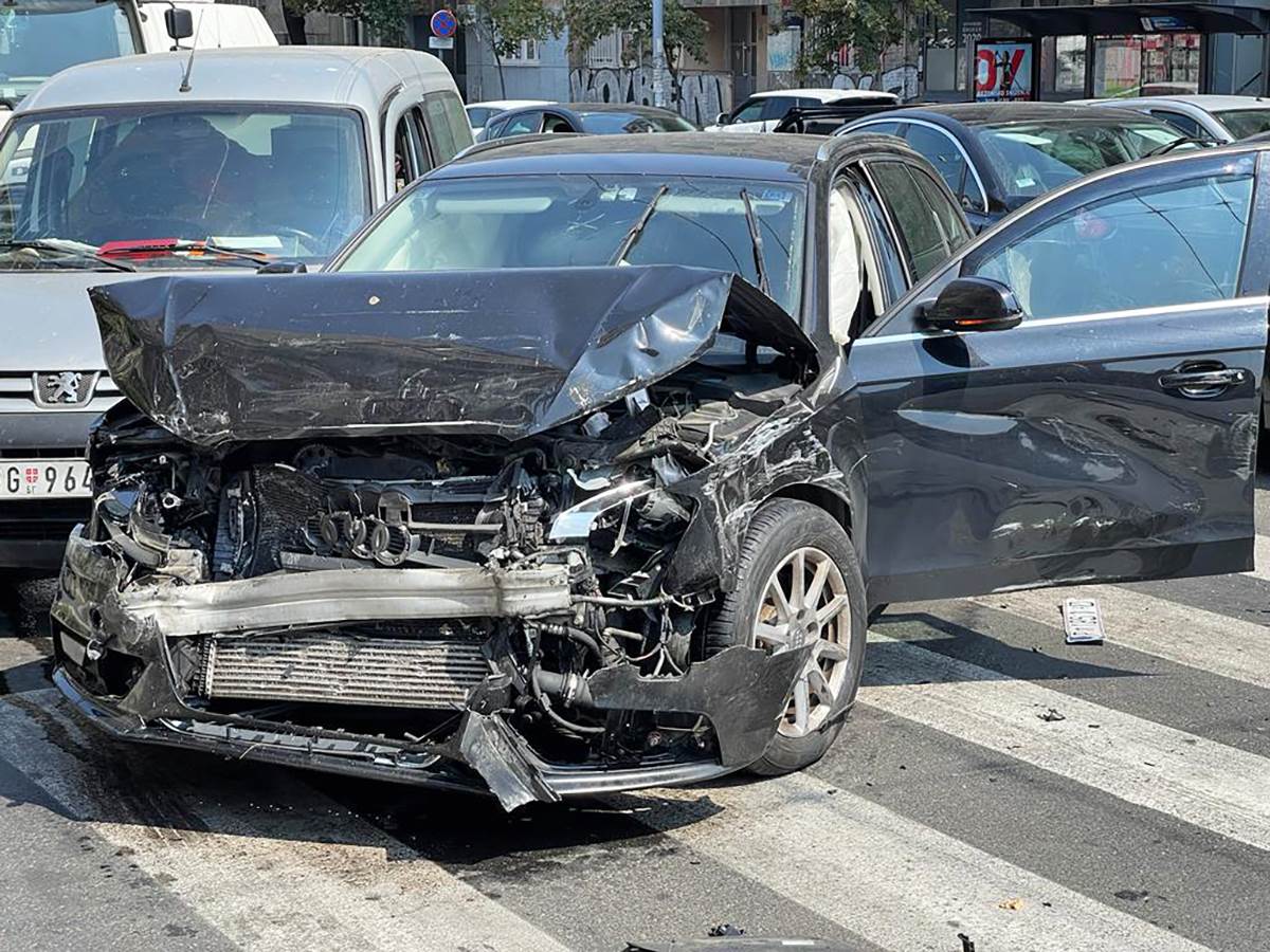 Lančani sudar u centru Beograda