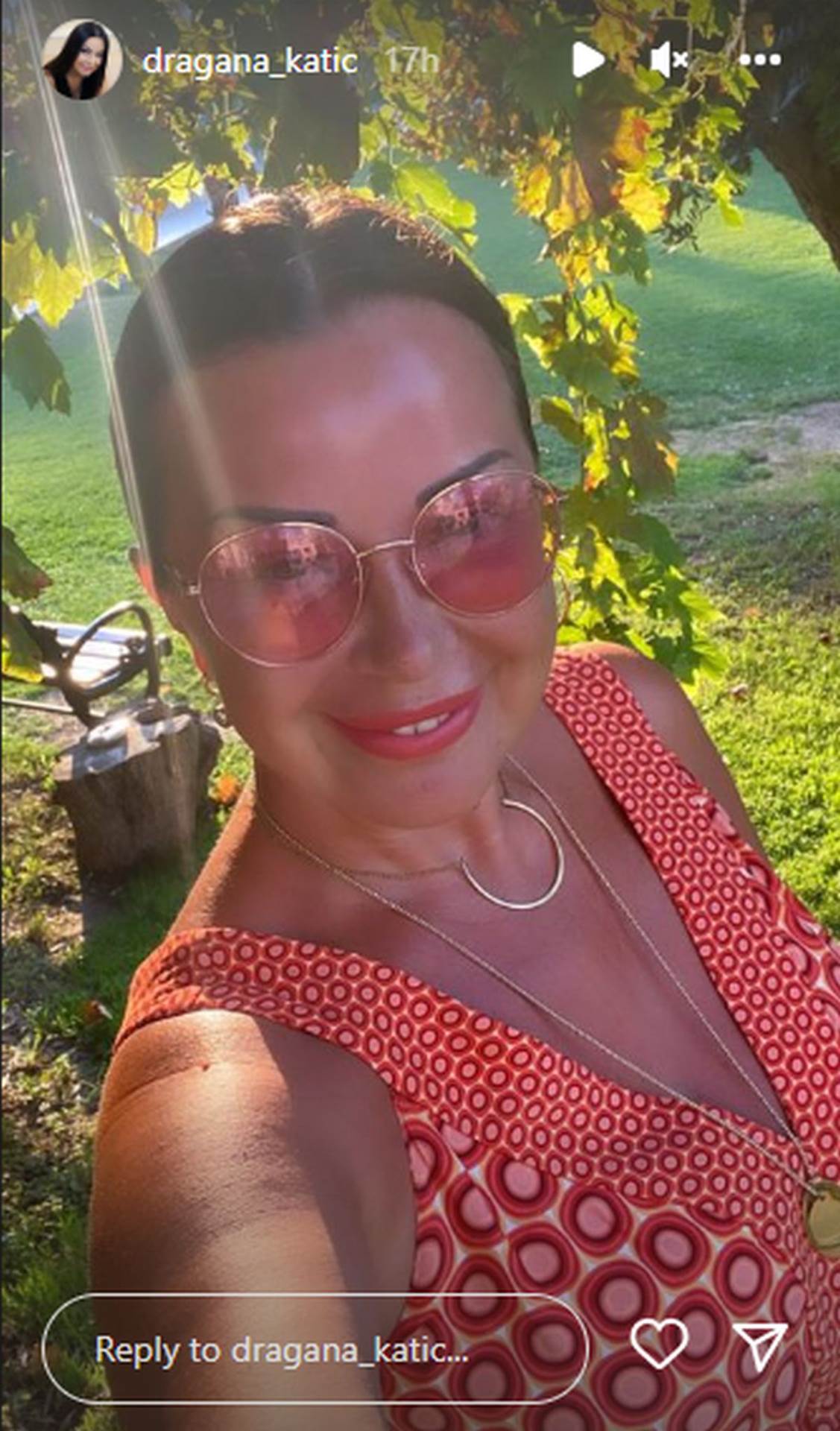 Dragana Katić na moru bez šminke